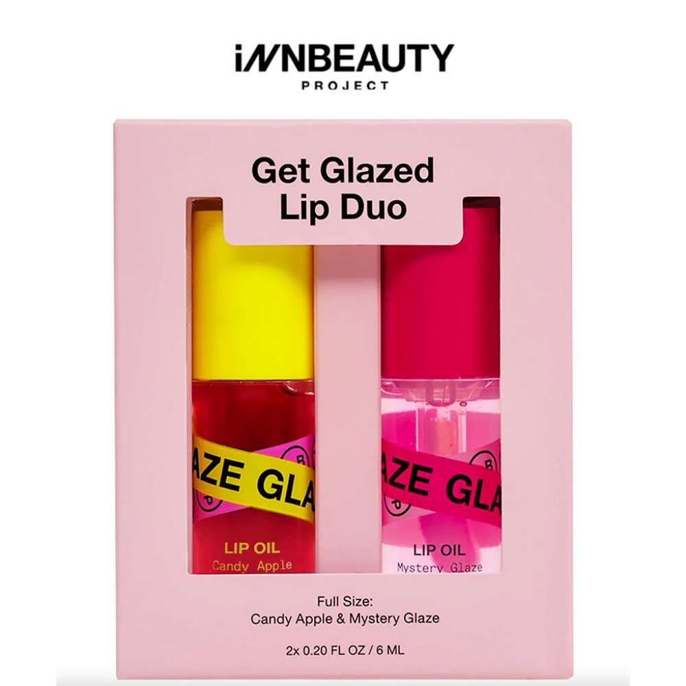 iNNBEAUTY PROJECT Get Glazed Lip Duo Set Candy Apple Mystery Glaze SEPHORA NEW!